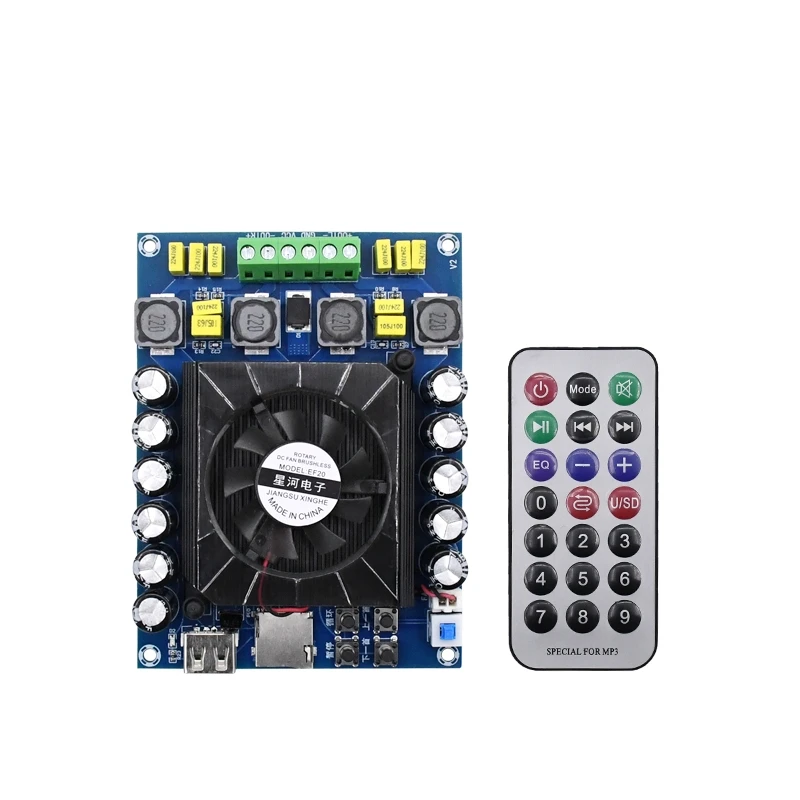 Плата усилителя TDA7498E 160Wx2 цифровой усилитель звука модуль для домашнего