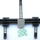 10 шт. Клей для намотки кабеля, шнур, фиксатор для проволоки, фиксатор, аккуратный держатель, органайзер, стол для управления, настенные зажимы для шнура