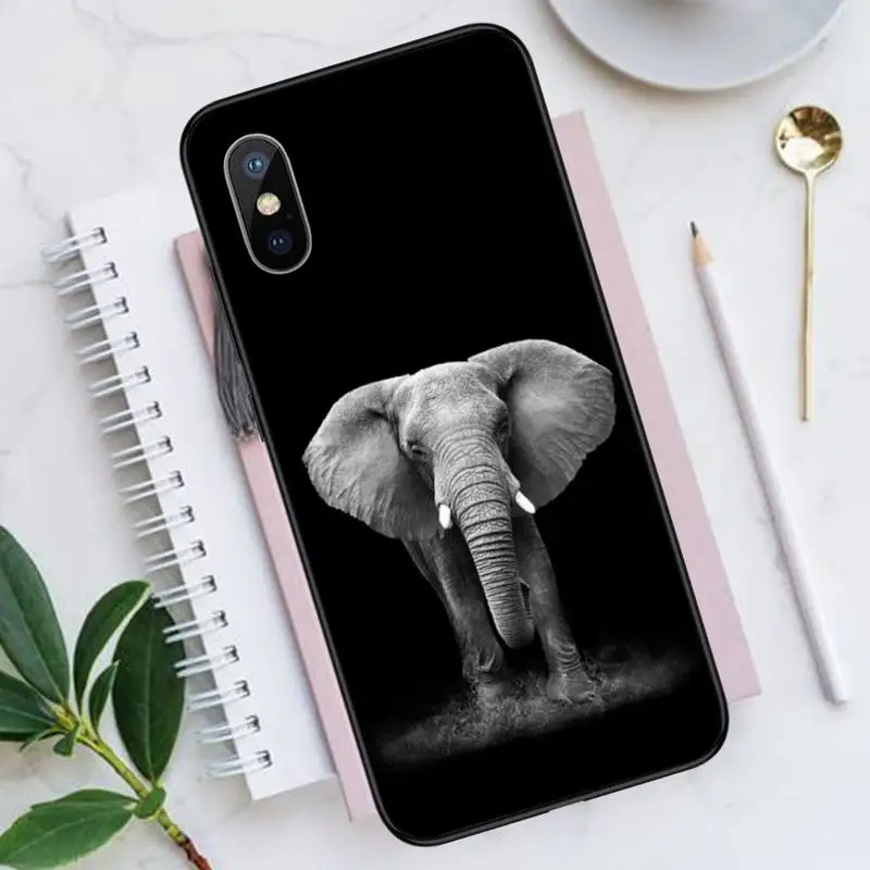 

animal lion tiger Elephant Aesthetic Phone Case for iPhone 11 12 pro XS MAX 8 7 6 6S Plus X 5S SE 2020 XR Luxury brand coque