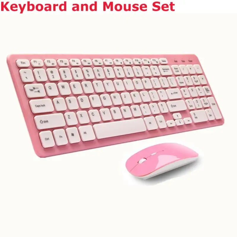 

Wireless Keyboard and Mouse Protable Mini Keyboard Mouse Combo Set For Notebook Laptop Mac Desktop PC Computer Smart TV PS4