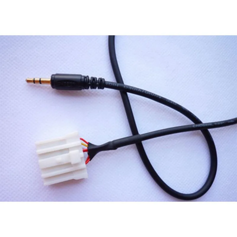 DWCX Новый DIY 3 5 мм AUX CD штекер интерфейсный адаптер кабель для телефона музыкальный