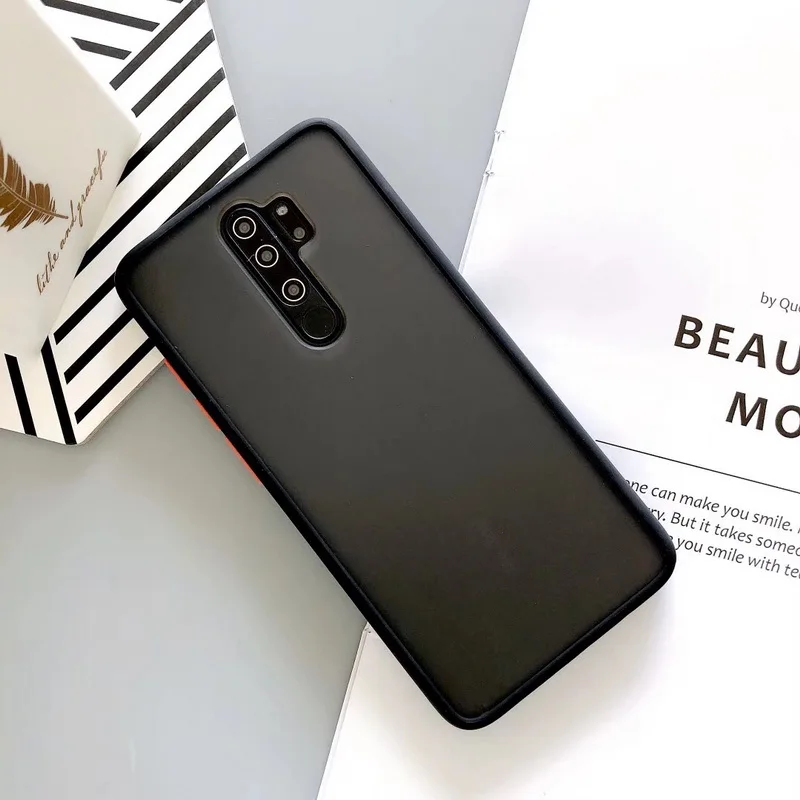 

Shockproof Armor Case For Xiaomi Redmi Note 9 9s 8T 8 Pro 8A 9A 9C Mi Note 10 Lite 9T Pro Case Matte Clear Hard Phone Back Cover