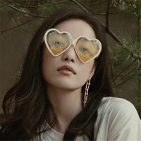 big frame heart sunglasses women sun glasses female oculos shades color lens eyewear lady oversized sun glass gafas de sol
