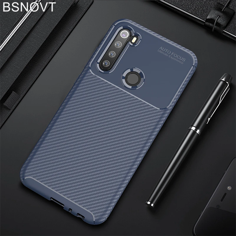 

For Xiaomi Redmi Note 8T Case Soft Silicone Slim Carbon Fiber Anti-knock Case For Xiaomi Redmi Note 8T Case For Redmi Note 8T