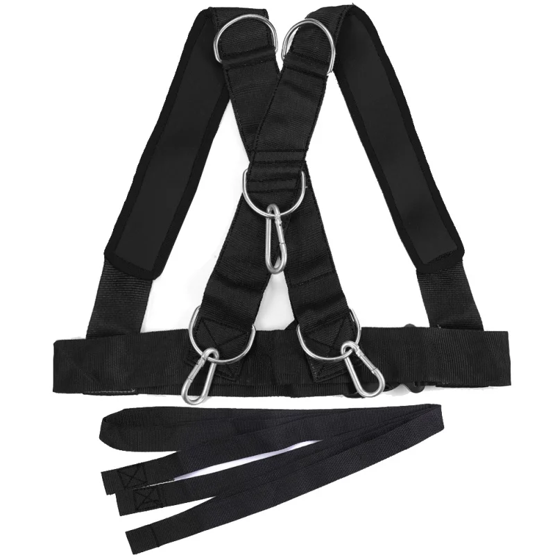 

Resistance Trainer Sled Harness Workout Assistance Rope Kit Speed Shoulder Weight Physical Training Resistance Training Straps