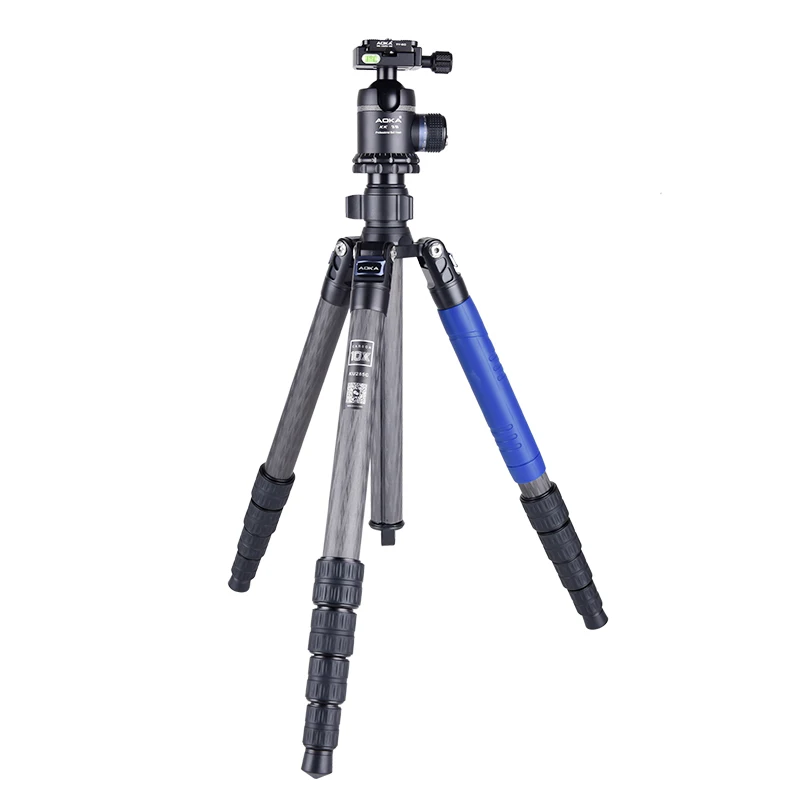 

Компактные дорожные уличные аксессуары AOKA KU285C + KK38 из углеродного волокна, штатив для камеры с низким уровнем тяжести, аксессуары для камеры