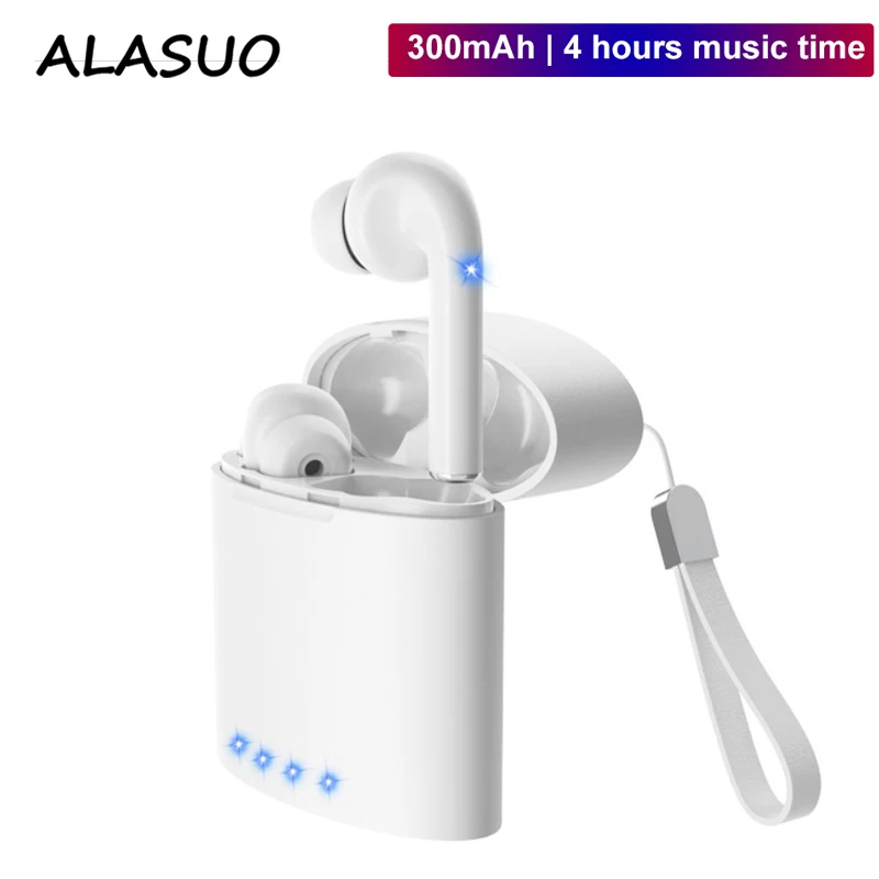 

TWS wireless headphone bluetooth earphone 5.0 wireless headphones with mic for huawei smartphone touch free key earbuds ear hook