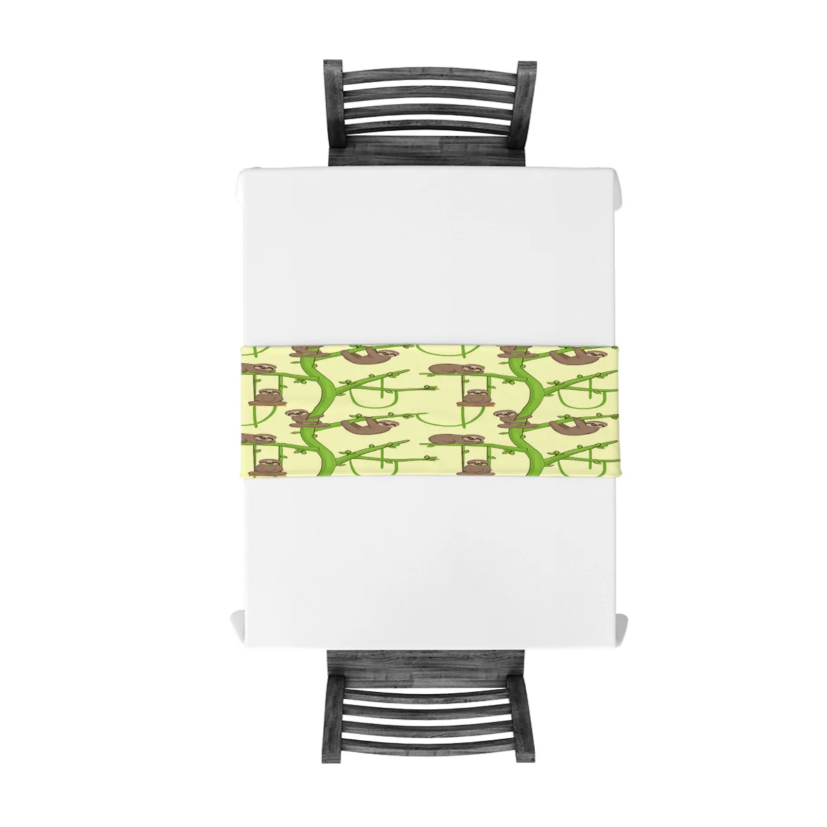 Длинная скатерть с изящными животными Декоративная для кухни свадьбы праздника