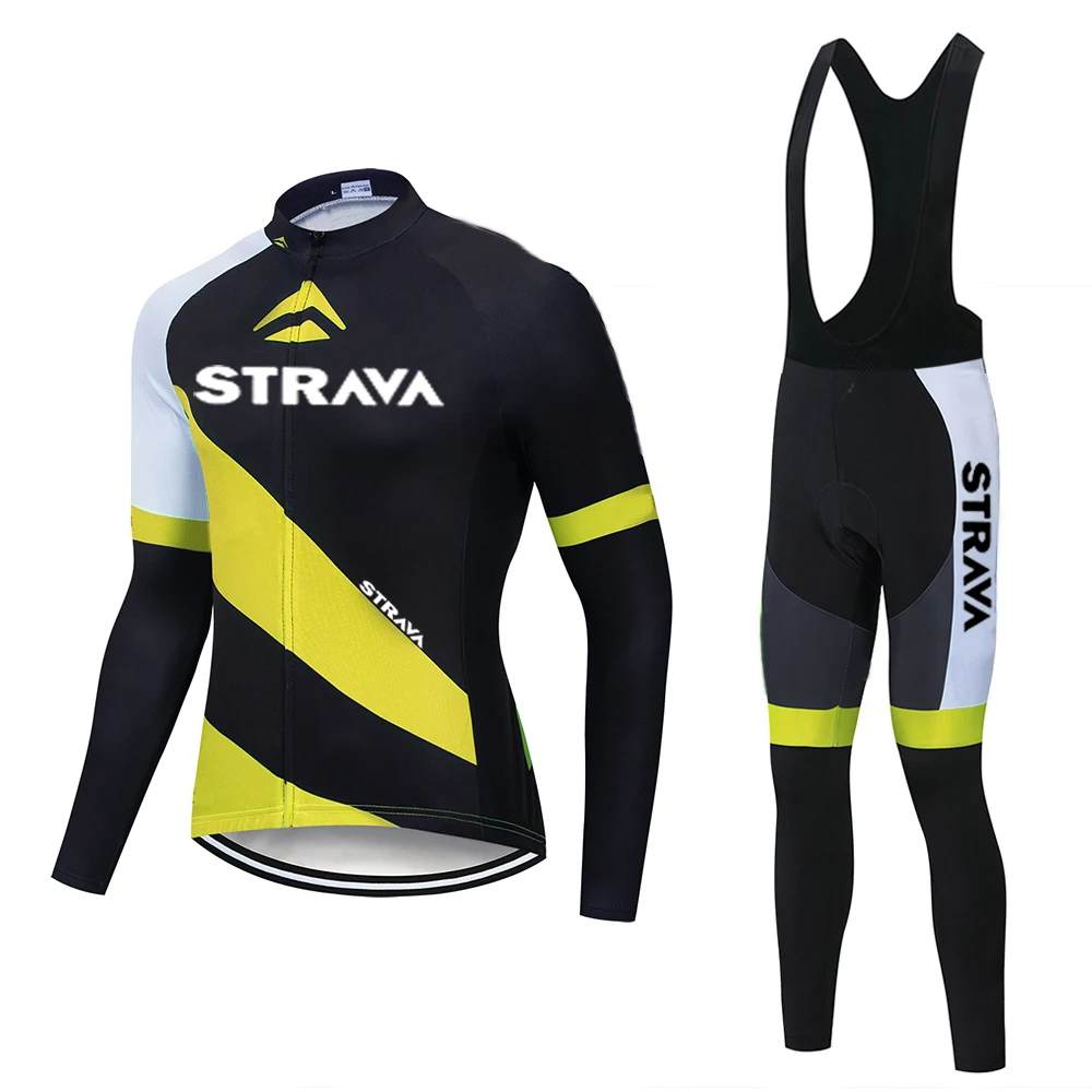 Комплект одежды для велоспорта STRAVA Pro летняя дышащая рубашка с длинным рукавом и