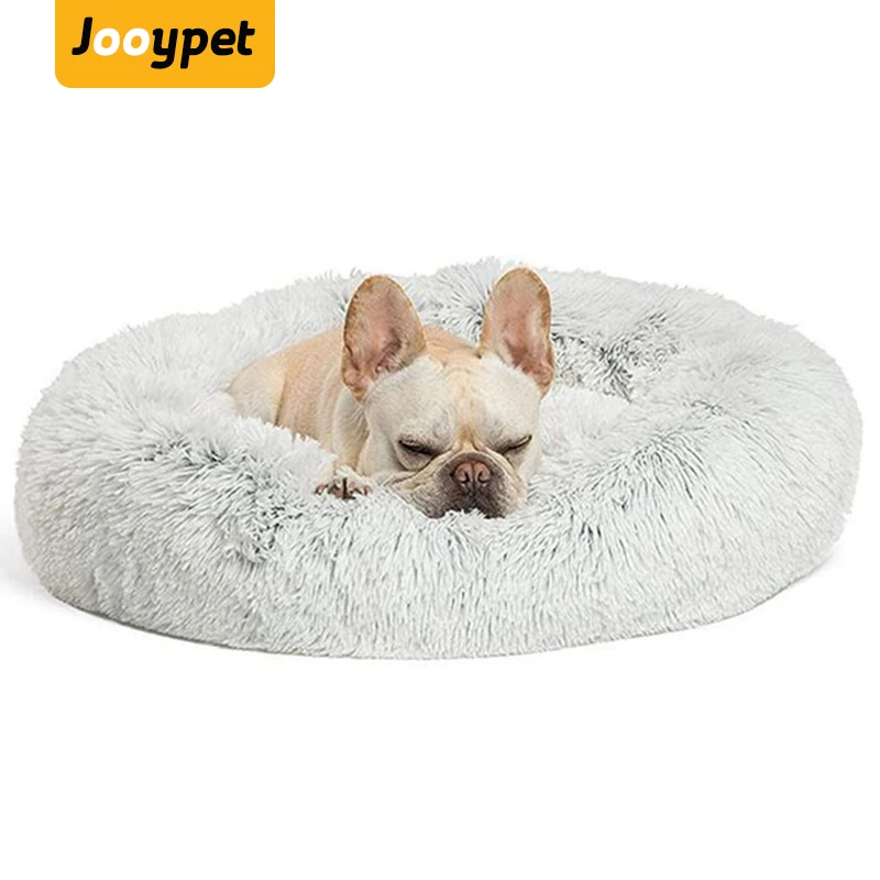JOOYPET кровать для домашних животных осень и зима теплая и эластичная длинная шерсть круглый глубокий гнездо
