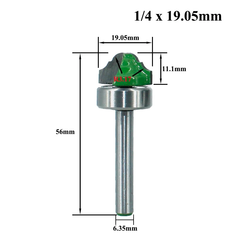 Лидер продаж 4 шт. 6 35 мм хвостовик двойной римские s-образный фреза для отделки