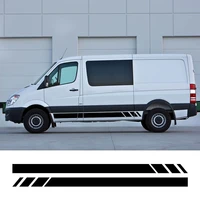 2pcs car stickers motorhome stripes sport styling camper van graphics vinyl decals for any car crafter car accessories