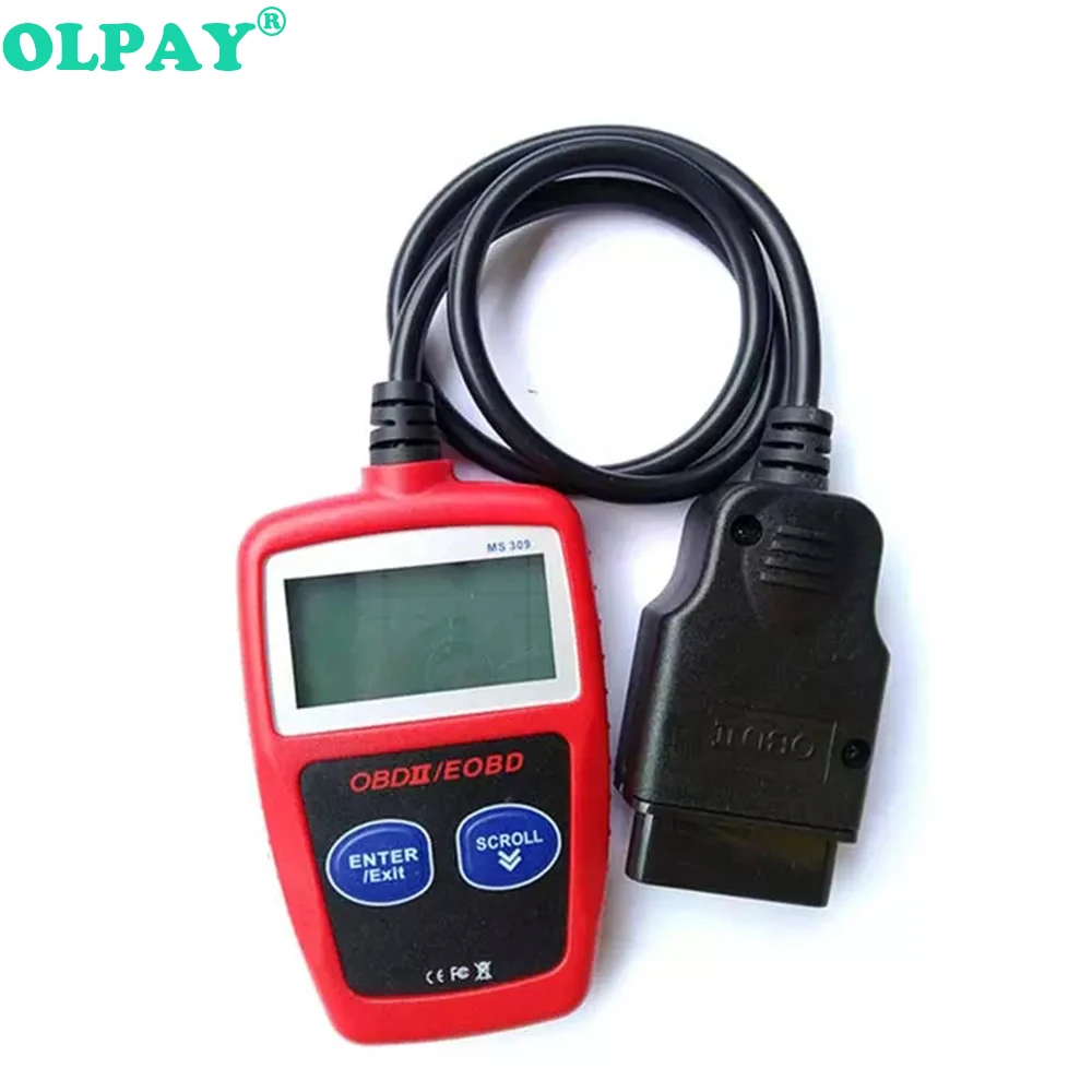 MS309 OBD2 Автомобильный сканер OBD диагностический инструмент на русском языке