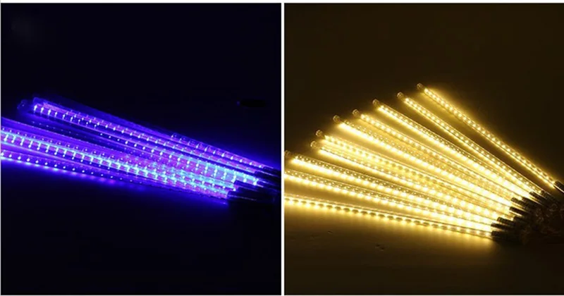 10 трубок 80 см SMD светильник s светодиодный фонарь метеоритный дождь Великобритании США ЕС Рождественский день открытый светильник ing декоративный светильник струны