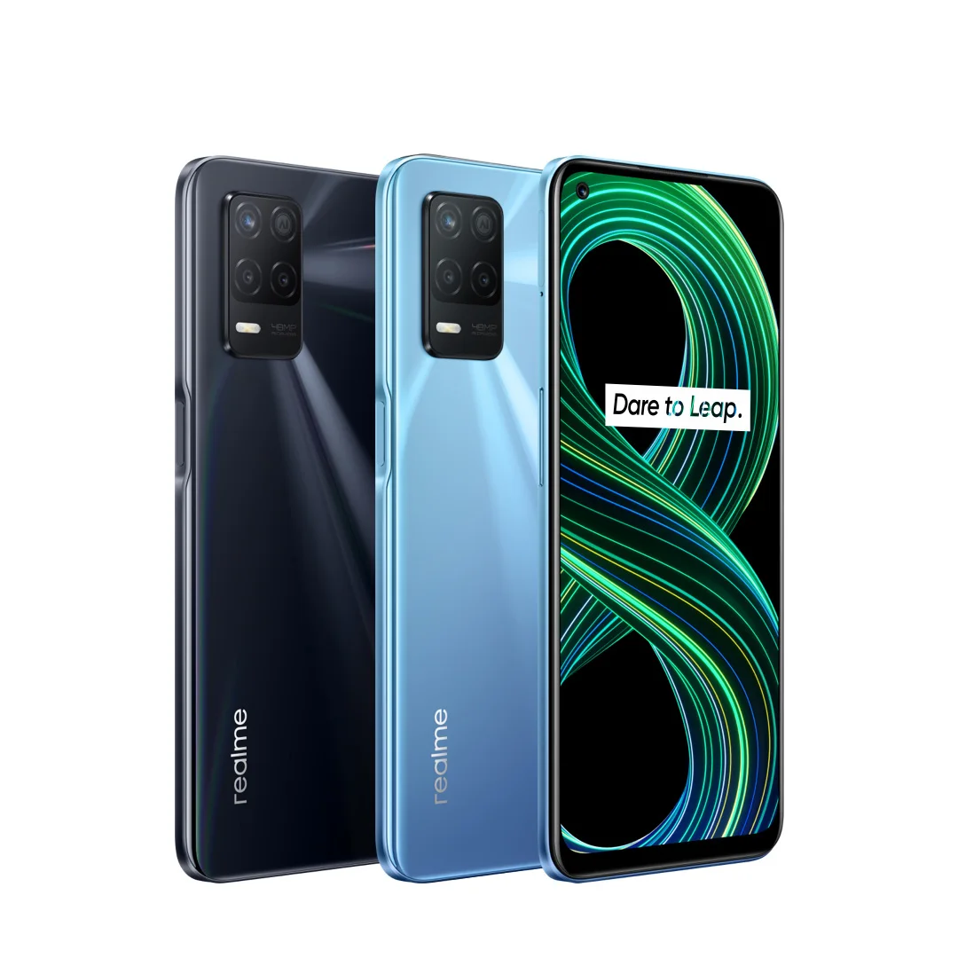 global russian version realme 8 5g nfc dimensity 700 90hz display mobilephone 5000mah 48mp triple camera 4gb 64gb smart phone free global shipping