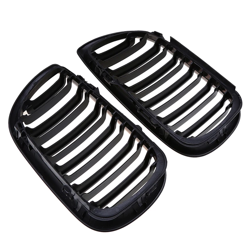 Posbay Автомобильная глянцевая черная передняя решетка для почек BMW 3-Series E46