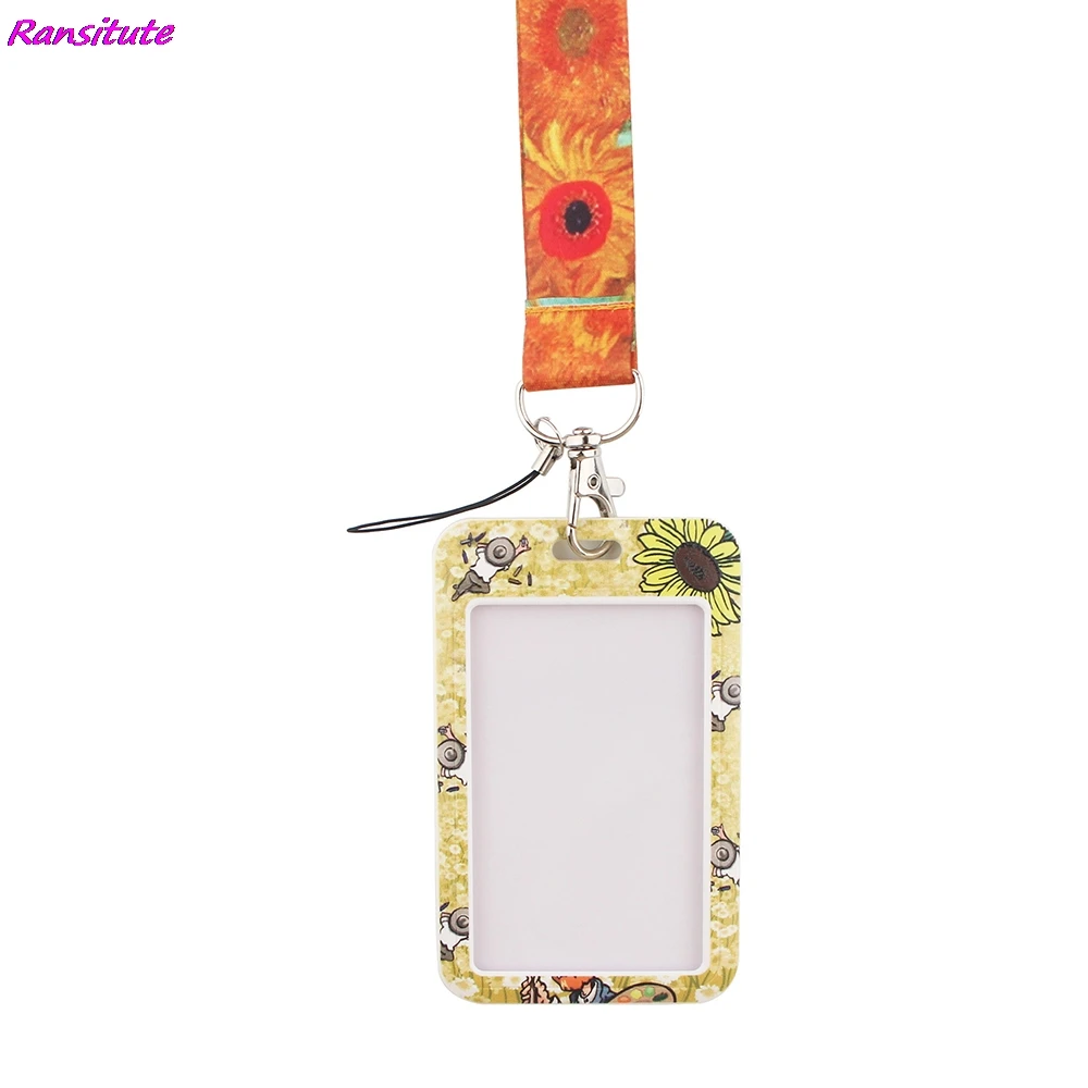 Чехол-накладка для пропуска на автобус Ransitute R1386 с изображением Ван Гога