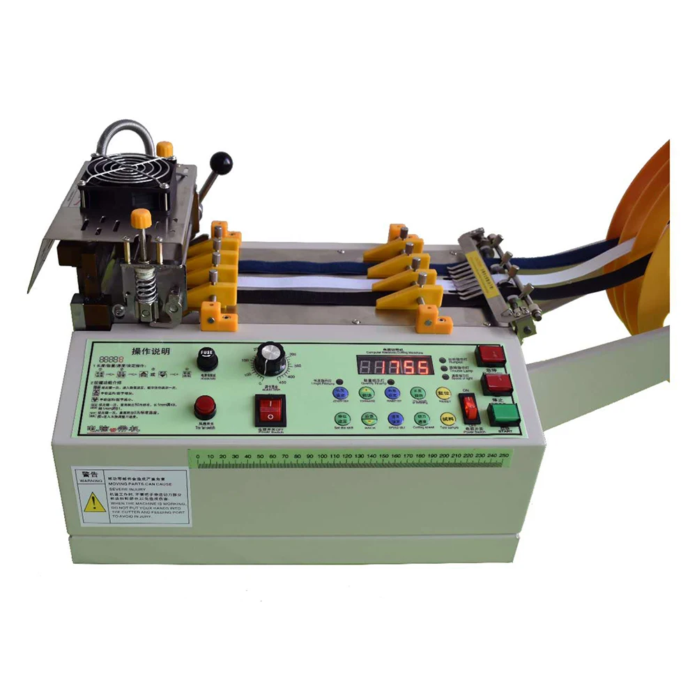 140T автоматическая машина для резки горячей и холодной ткани маски нетканые