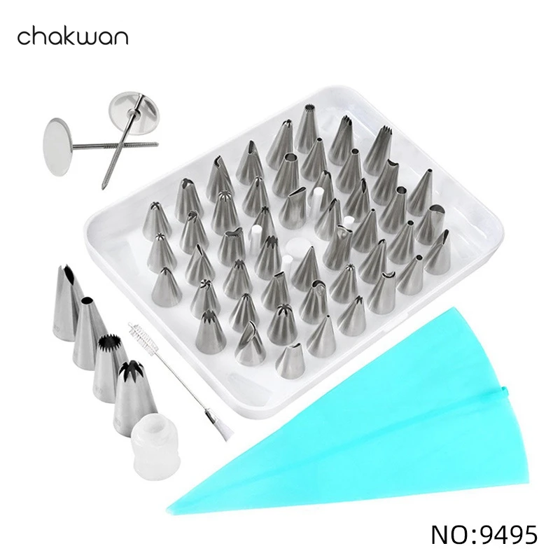 52 шт./компл. набор инструментов для украшения торта Кондитерские насадки крема