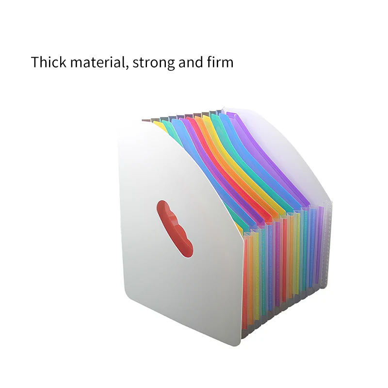 

Classification Test Paper Bag Business Expanding Folders Filing Document Holder 13 Pockets Expanding File Folder A4 Rainbow