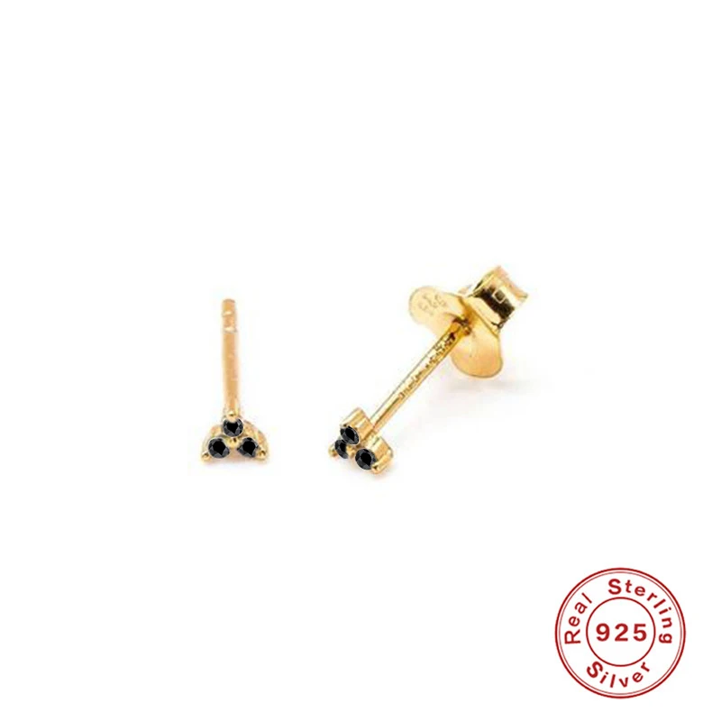 Женские серьги гвоздики ROXI с бирюзовым камнем и клевером ювелирные изделия из