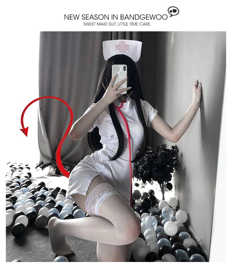 LILICOCHAN Women Sexy Cosplay Lingerie Nurse Erotic Costume Maid Outfit For Couple School Girl Pink White Kawaii Doctor Roleplay -Outlet Maid Outfit Store H0ca37a38d0c4493d851ccc3ff0844820I.jpg