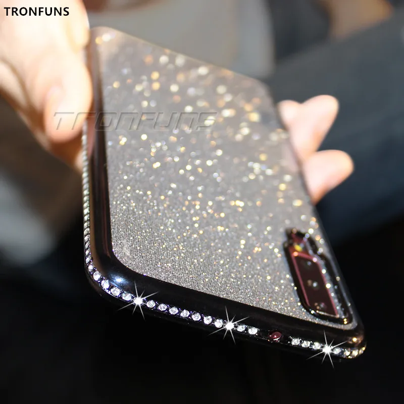 Блестящий чехол для Samsung Galaxy A70 A50 A30 A40 A20 A10 A60 A80 A90 M10 M20 M30 A7 силиконовый 6
