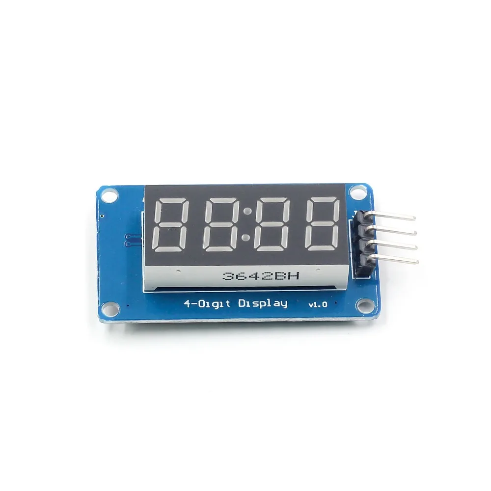 TM1637 светодиодный модуль дисплея для Arduino 7 сегментный 4 бита 0,36 дюймов часы красный анод цифровая трубка четыре последовательных платы драйвера пакет