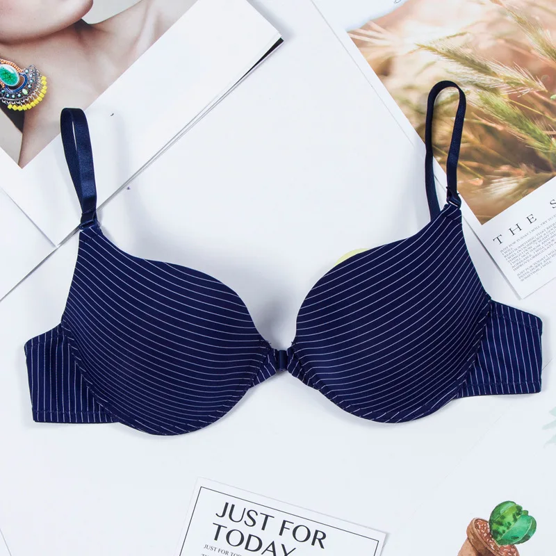 Женский бюстгальтер с пуш-ап однотонный на косточках чашечка BC нижнее белье в