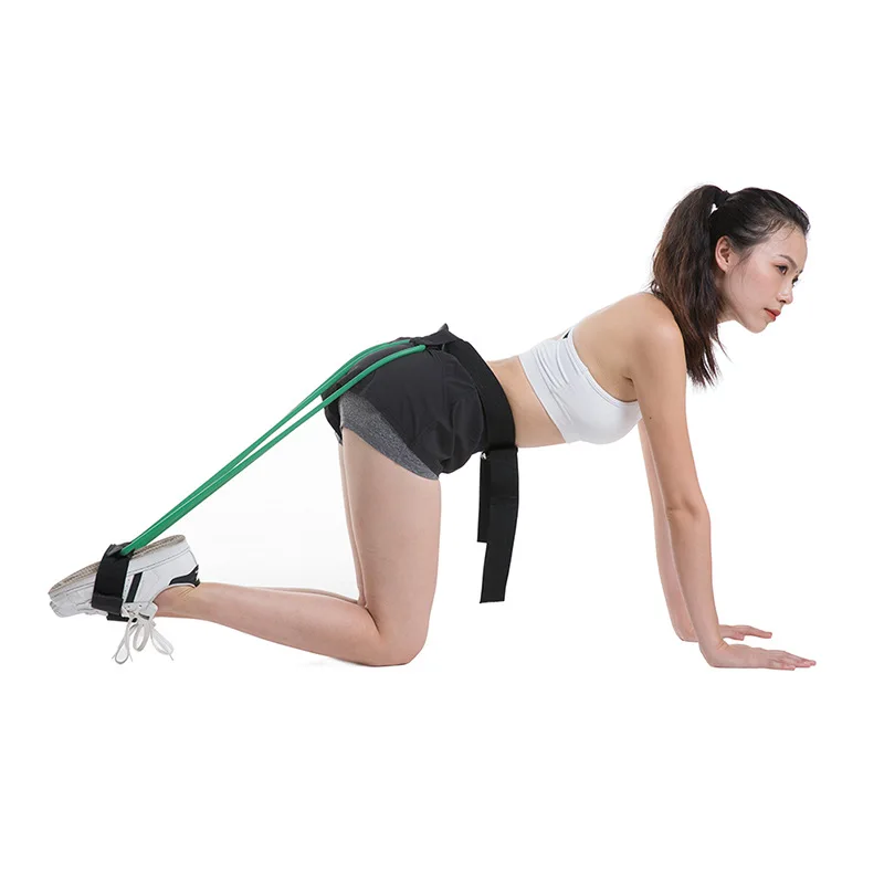 

Fitness Booty Bands Adjustable Waist Belt Pedal Exerciser for for Butt Legs Muscle Training Elastic Bands Pedal Exerciser
