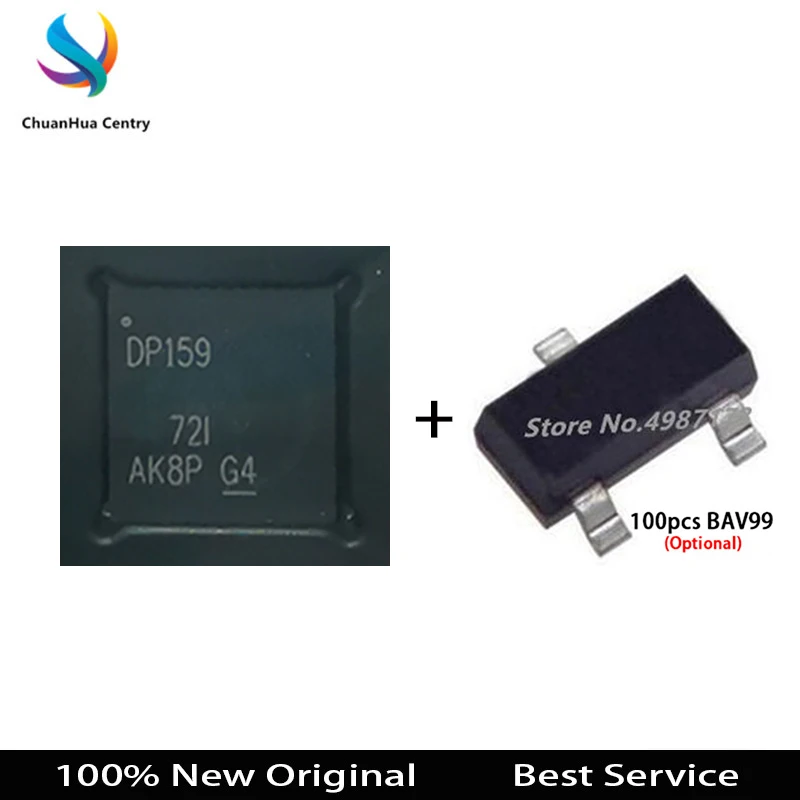 

SN65DP159RGZR QFN SN65DP159 DP159, осветительный импульсный диод 100%, новый оригинальный фонарь SN65DP159RGZR BAV99, новинка, Лидер продаж