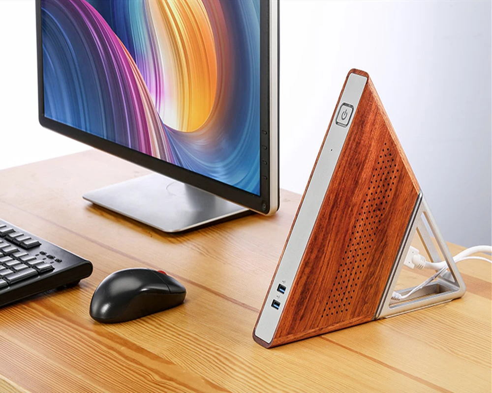 Острый угол AA B4 DIY Мини ПК Intel Apollo Lake N3450 8GB ram 64GB EMMC + 128GB SSD 2 4G 5 8G WiFi 1000Mbps BT4.0 PK PIPO