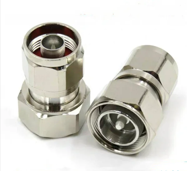 High Quality Mini Din 4.3-10 Male Plug To N Male RF Coaxial Adapter Connector 50ohm