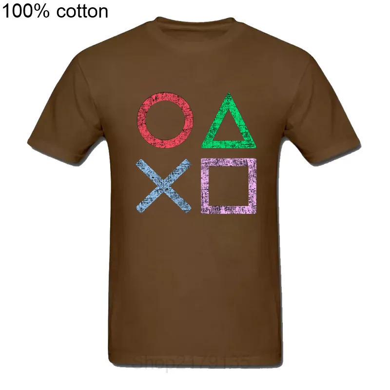 Новый Винтаж PS логотип Футболка Xbox игровая playstation футболка Для мужчин Уличная