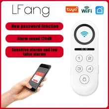 WIFI Tuya Access Control System Security Home Burglar Alarm Compact Waterproof Welcome Bell 120 Decibels Window Magnetic Alarm