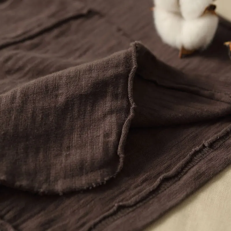 

New Arrival Spring Autumn Women Jackets Single Breasted Loose Casual Suit Tops Solid Cotton Coat Pair Pocket Jean Jackets