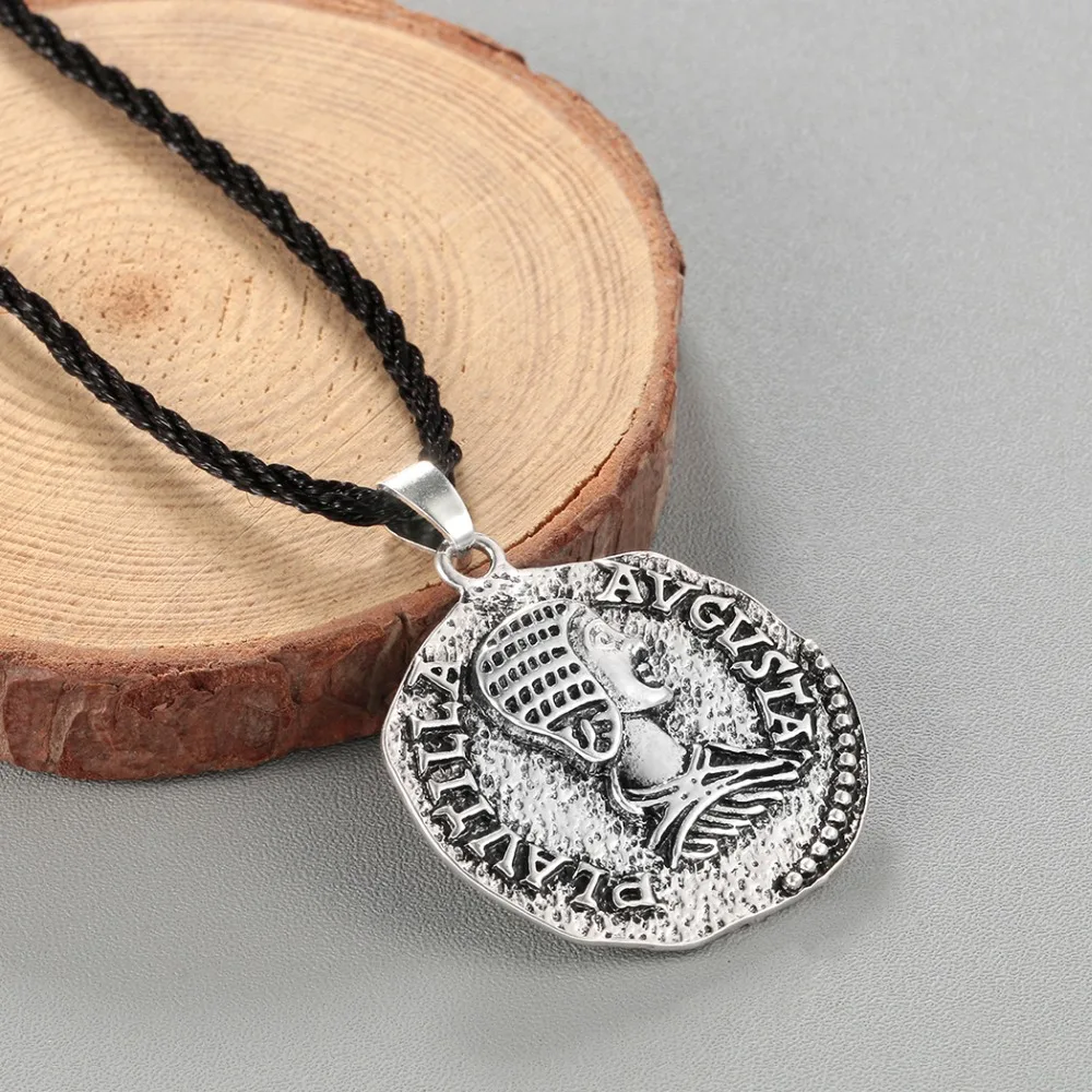 Чандлер денье ожерелье монета мужчины старинный Римский памятная бижутерия