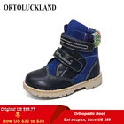 Детские ботинки ortoluclands, новинка 2022, весенние модные брендовые массивные ботинки для детей, для мальчиков и девочек, зимние ортопедические школьные меховые кроссовки