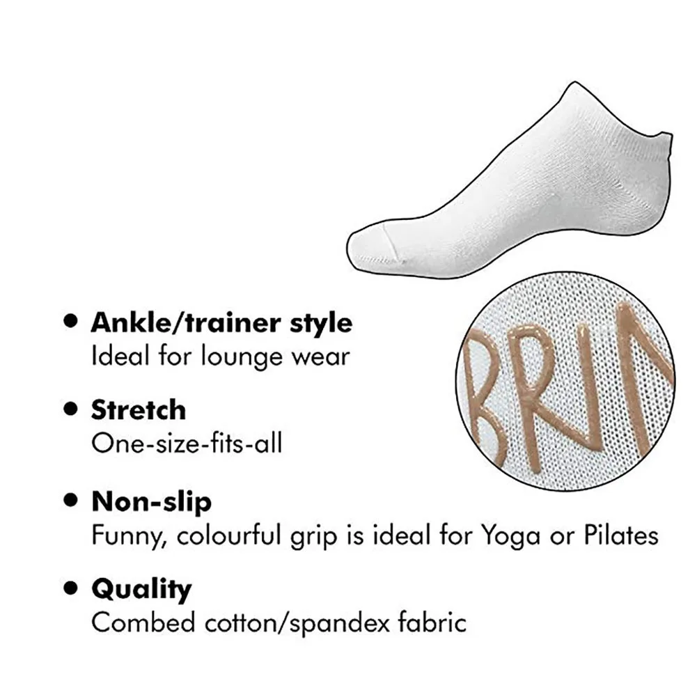 

Non Slip Letter Elastic Soft Ankle Socks Neutral Socks Middle Tube Socks