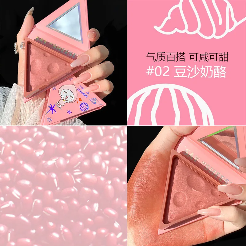 

4 Colors Cheese Peach Pink Blush Cheekred Skin Matte Silky Touch Easy To Wear Pigmented Face Make Up Long Lasting Face Cosmetics