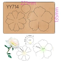 decorative flower wooden dies suitable for common die cutting machines on the marketlarge die cut bundle of flowersyy713