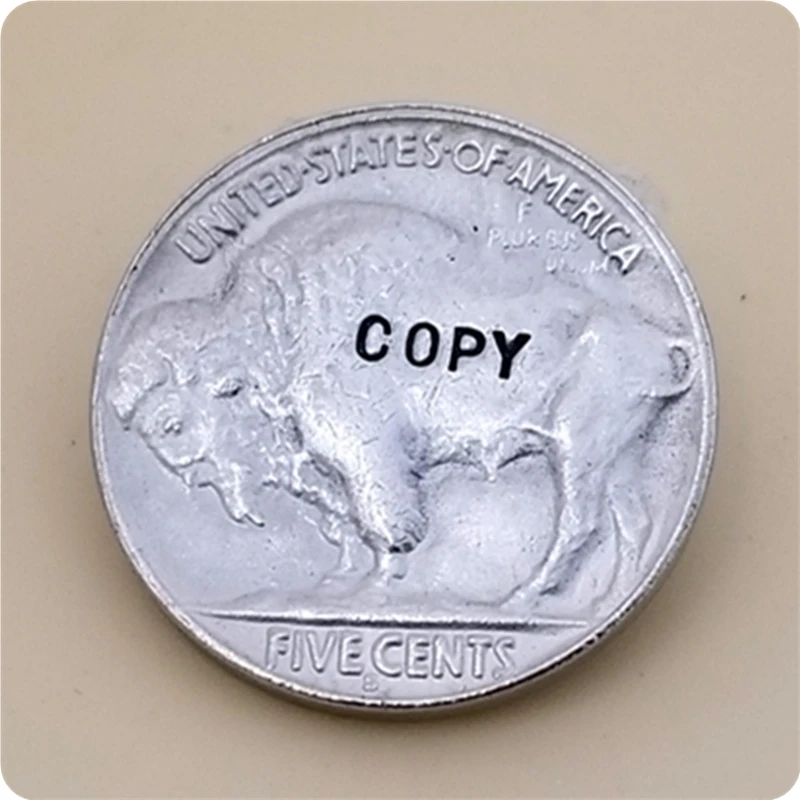 Хобо никель Coin_Type # 14_1935 S с гравировкой в виде американского бизона из никеля
