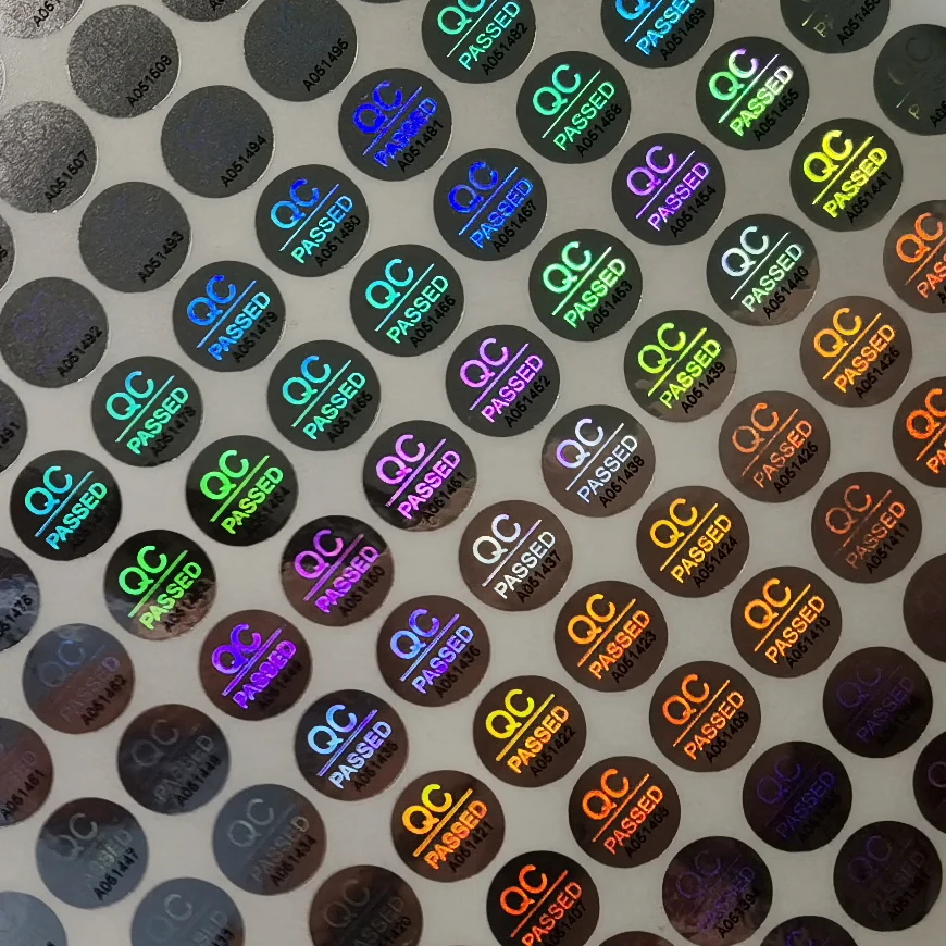 Наклейка с голограммой диаметр 10 мм 2000 шт | Канцтовары для офиса и дома