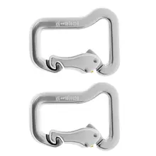 2pc Safety Carabiner Hook Clip Equipment For Paragliding Paraglider Harness Gear