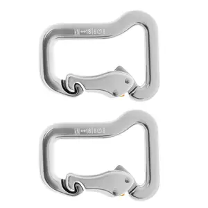 2pc safety carabiner hook clip equipment for paragliding paraglider harness gear free global shipping