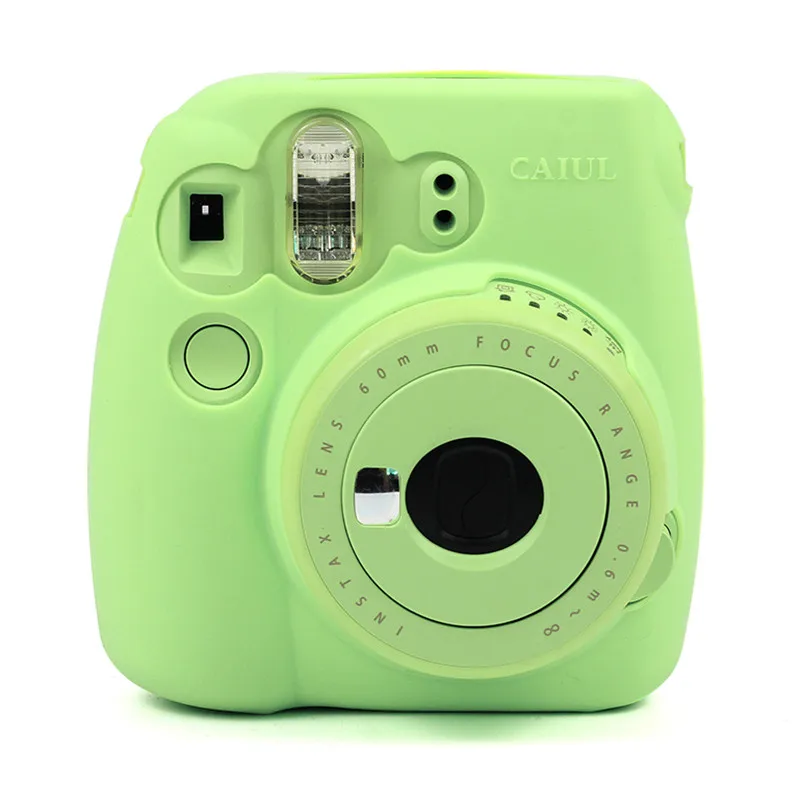 Хит продаж чехол для мгновенной камеры Fujifilm Instax Mini 9 8 + Классический серебристо