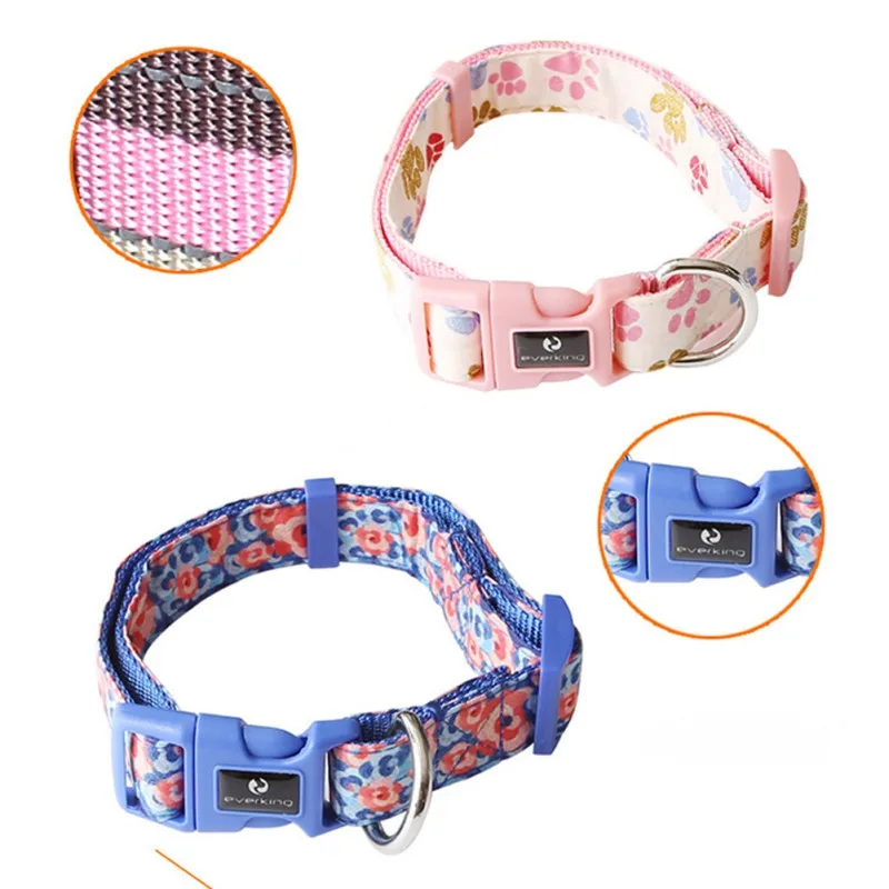 Мягкие и безопасные Светоотражающие жаккардовые неопреновые ошейники для собак