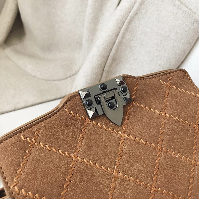 Зимняя женская сумка через плечо рекомендуемый блоггер сумка-мессенджер Сумка с