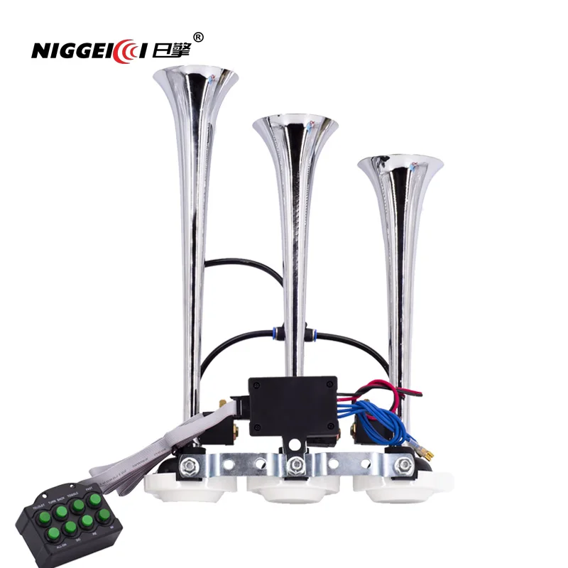 Автомобильный воздушный рога 24 в супер громкий 8 звуков стиль сигнализация 6