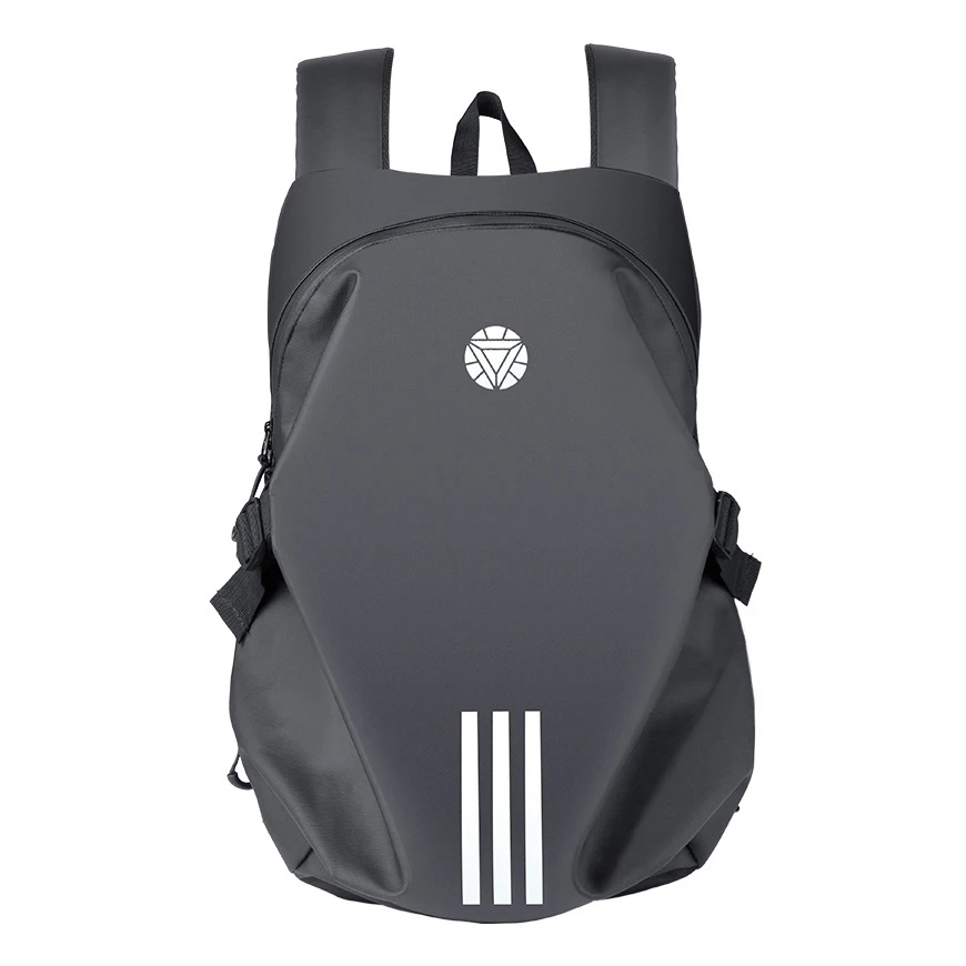 motorcycle backpack bag helmet shoulder laptop case riding bike waterproof hard carbon fiber for gopro travel vlog storage free global shipping